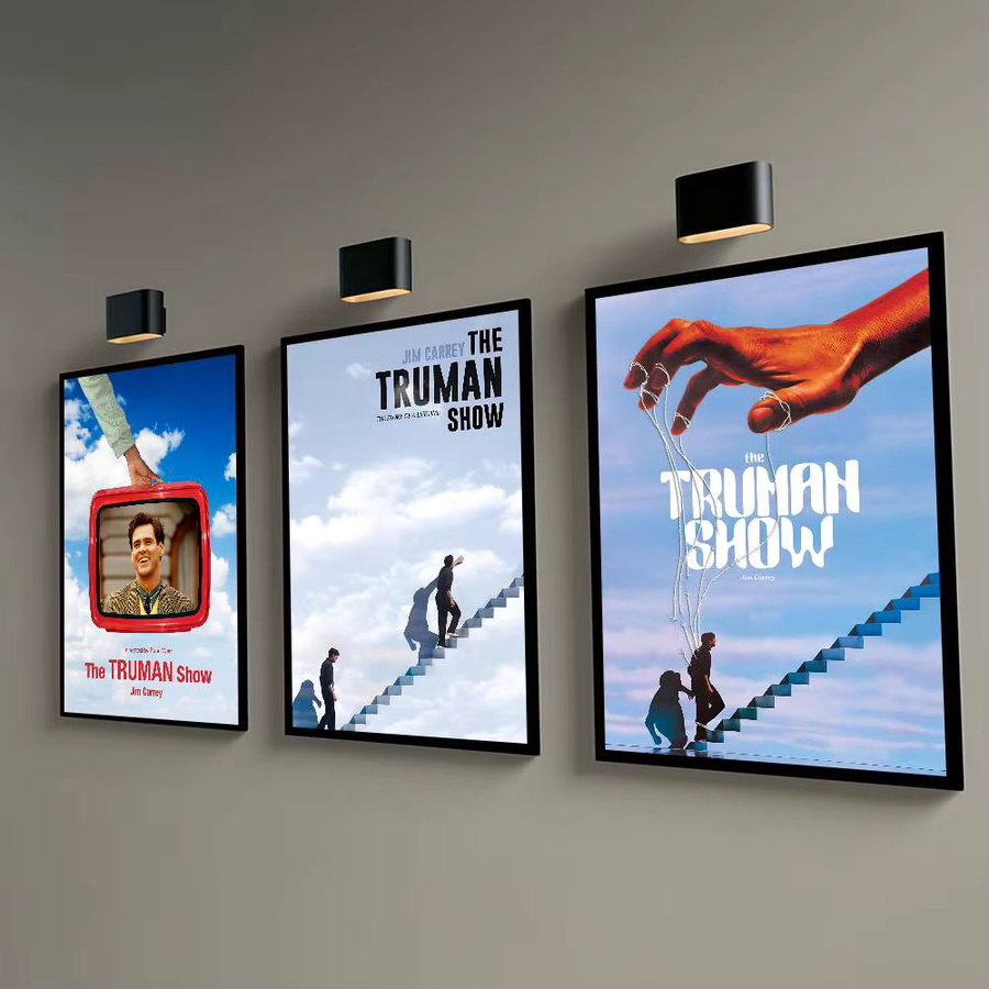 The Truman Show Film Poster Wandaufkleber Mehrfarbig Bilibili Wanddekoration aus Papier - Bild 2