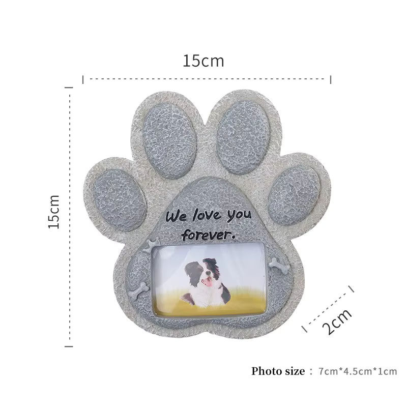 Kreativer Gedenkstein aus Harz für Hunde und Katzen als dekoratives Denkmal für Haustiere - Bild 4