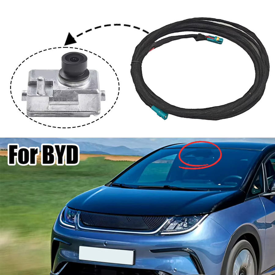 BYD EL-3776900 Dashcam mit ADAS und GPS, Fahrzeugmontierter DVR Drive Recorder in Schwarz inklusive Verkabelung und Stromkabel - Bild 2