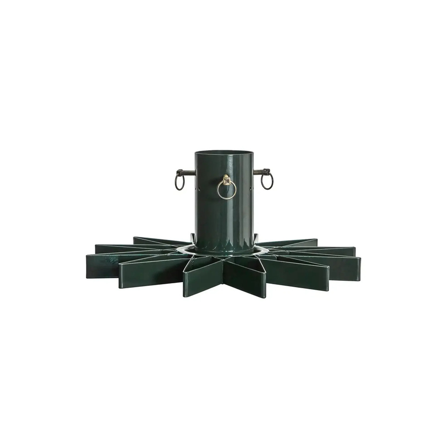 House Doctor Weihnachtsbaumständer Star in Dunkelgrün aus Metall mit Sternform, Höhe: 47 cm, Breite: 20 cm - Bild 1