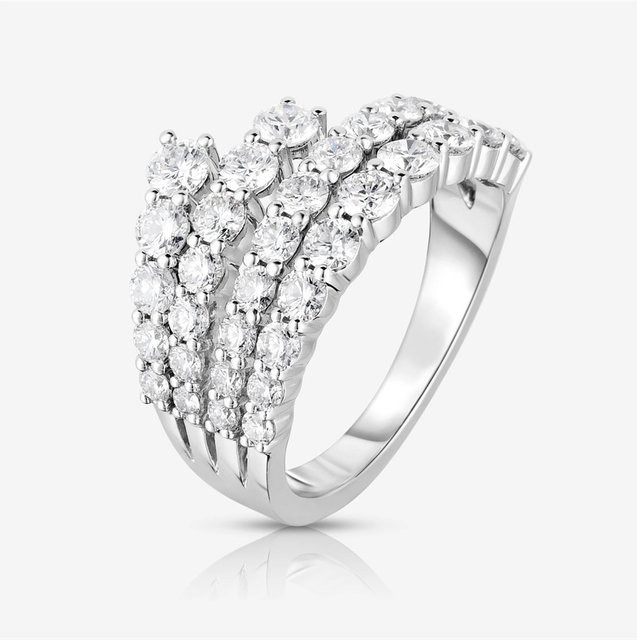 Huitan Ring, mehrschichtig, kubischer Zirkonia, Damen - Bild 1