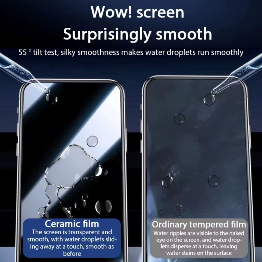 5er Pack Amour Brave Keramik-Displayschutzfolie für iPhone 11 bis iPhone 17 Pro Max, transparent - Bild 3