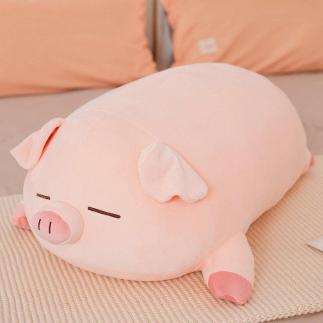 Kidsly Cartoon Dickes Schwein Plüschtier, 40cm, Rosa / Pink - Bild 1