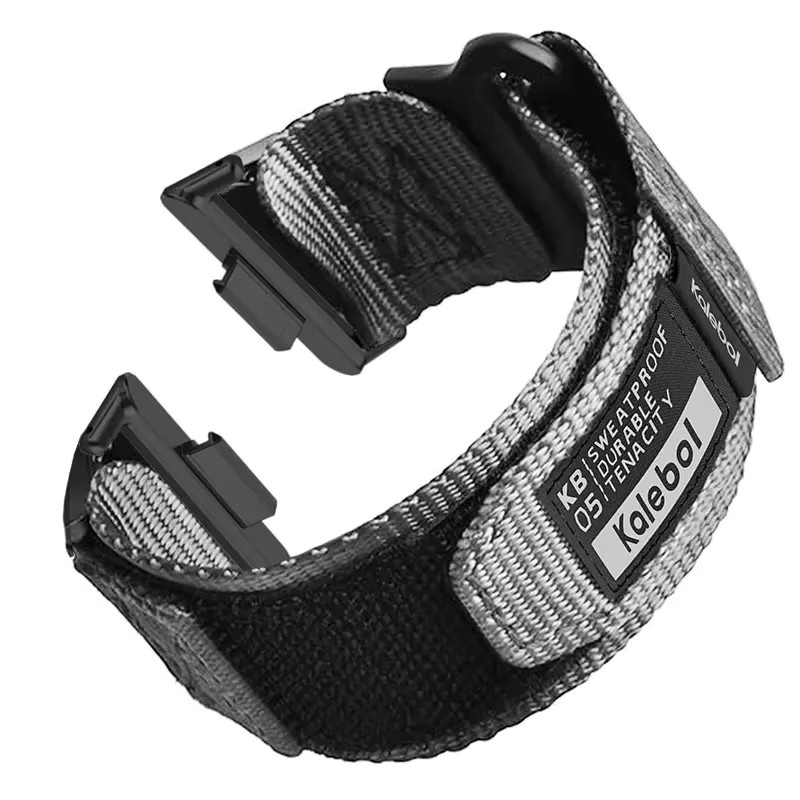 Uhrenarmband Nylon, Schwarz, Unisex - Bild 3