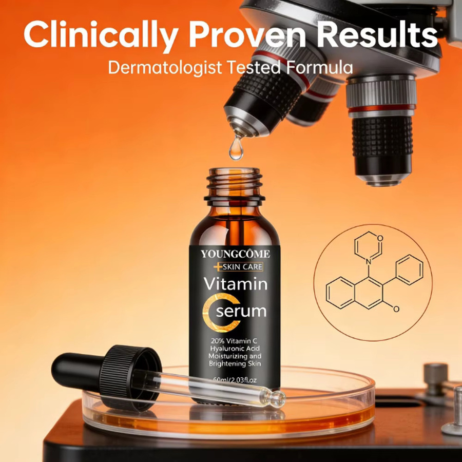 YOUNGCOME Vitamin C Hyaluronsäure-Serum, Gesicht, Unisex - Bild 3