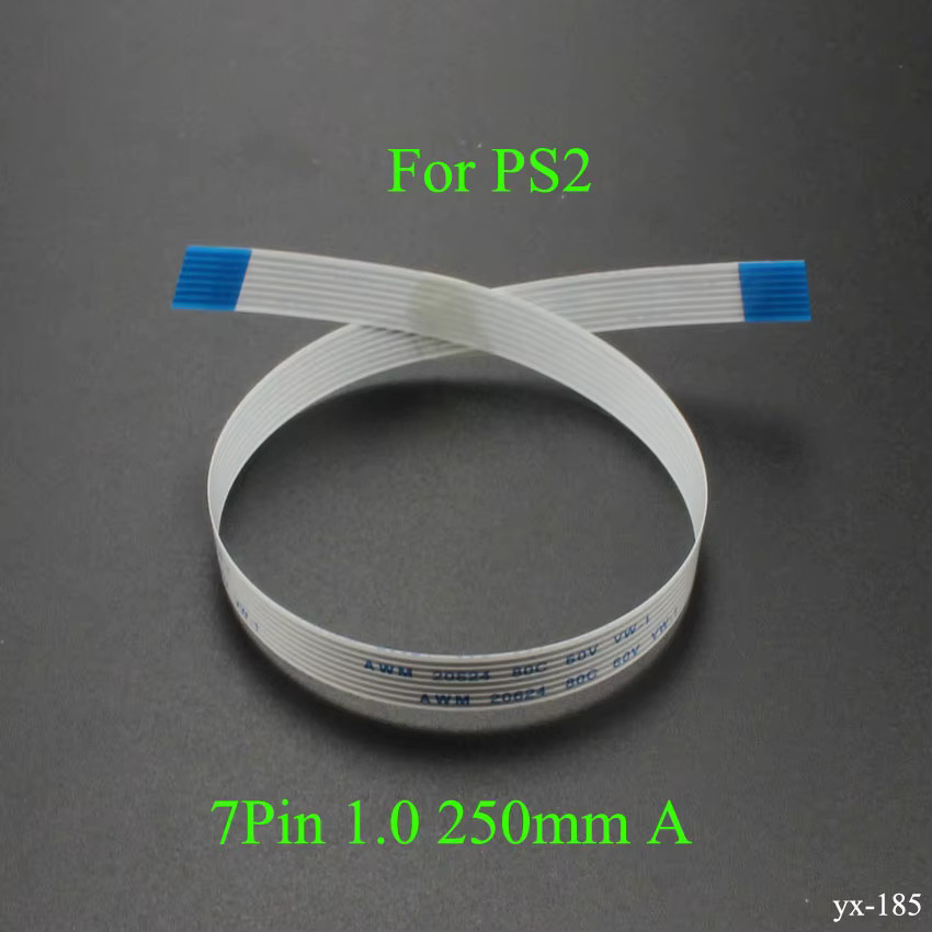 YuXi 10 Stück Ribbon Flex Kabel für PlayStation Controller PS4 PS3 Slim PS2 10/12/14 Pin Flachkabel - Bild 2