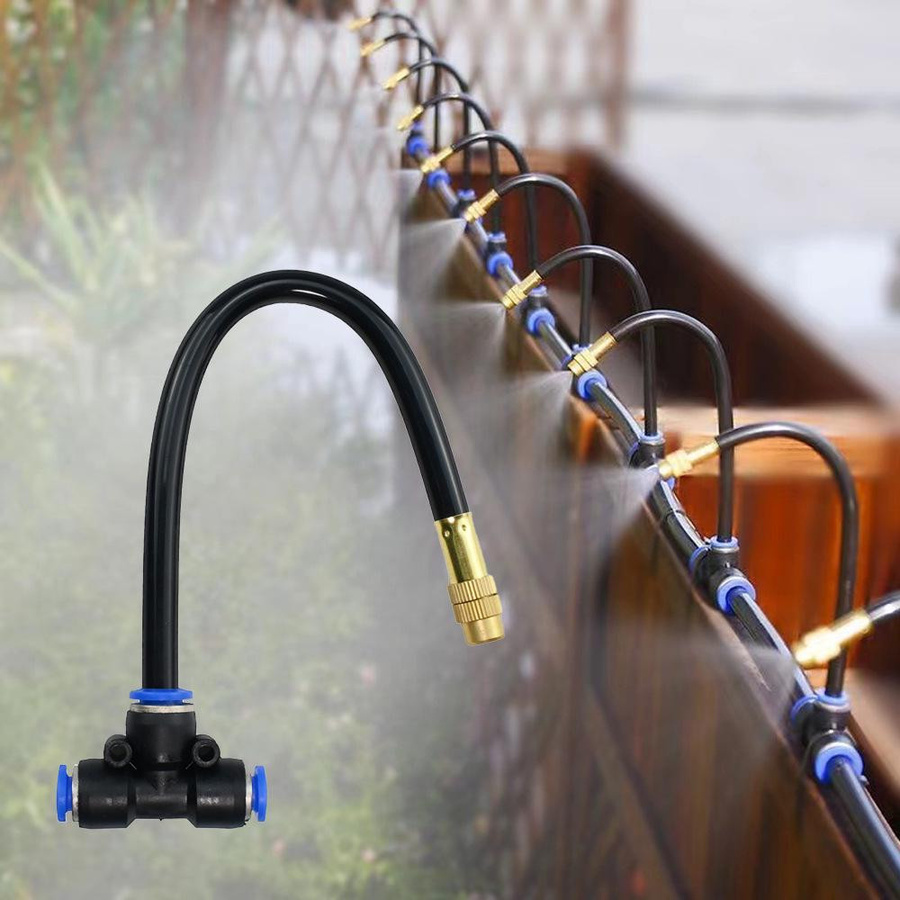 TrendVibeCN Universeller verstellbarer Gartenbewässerungssprenger mit automatischer Bewässerungs-, Vernebelungs- und Kühlsystemfunktion - Bild 4