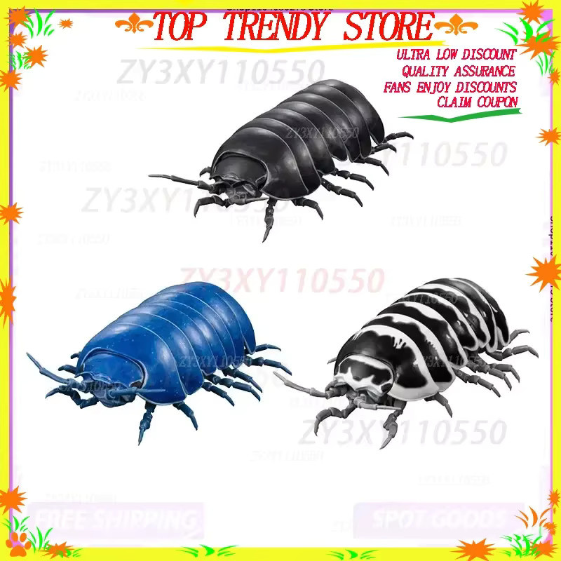Bandai Bio-Enzyklopädie Pillenwurm / Holzwurm, Realistisches Kognitives Modell, Spielzeug - Bild 4