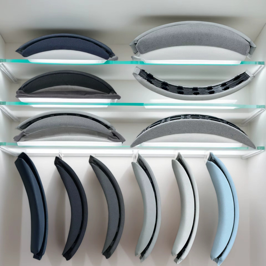 Bose Ersatz-Kopfbandpolster für Quietcomfort 35, QC45 und QC35II in Grau mit Snap-On-Design - Bild 1