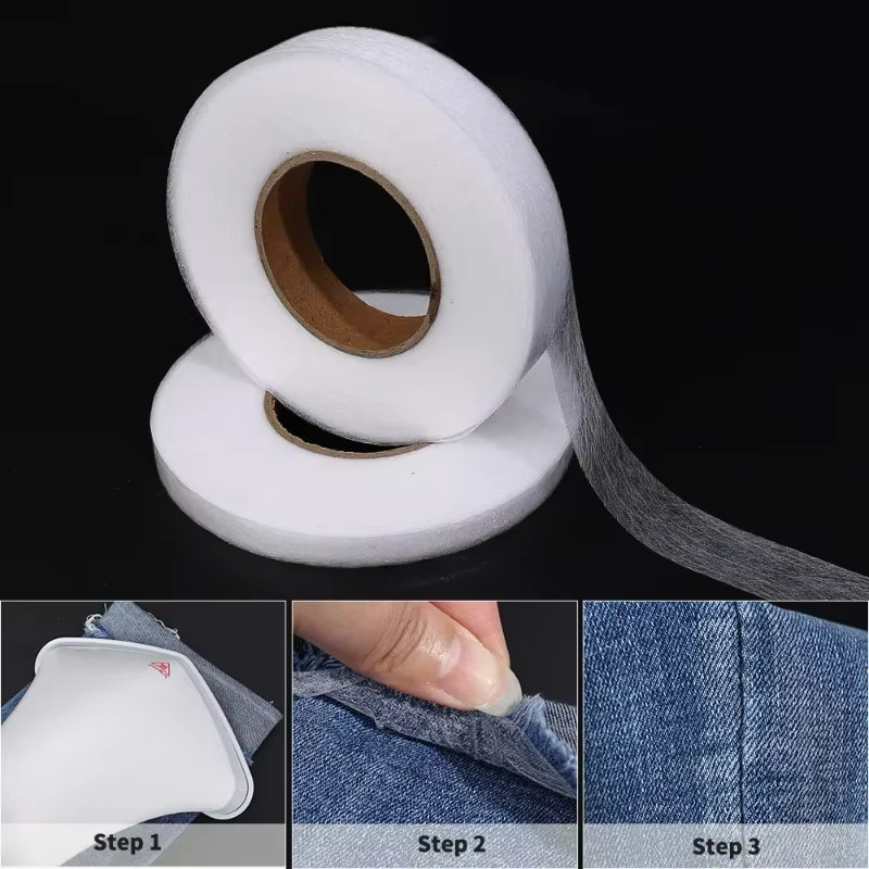 Selbstklebendes Hosensaum-Klebeband in Weiß, 60 m zum Verkürzen von Kleidung und DIY-Nähzubehör - Bild 2