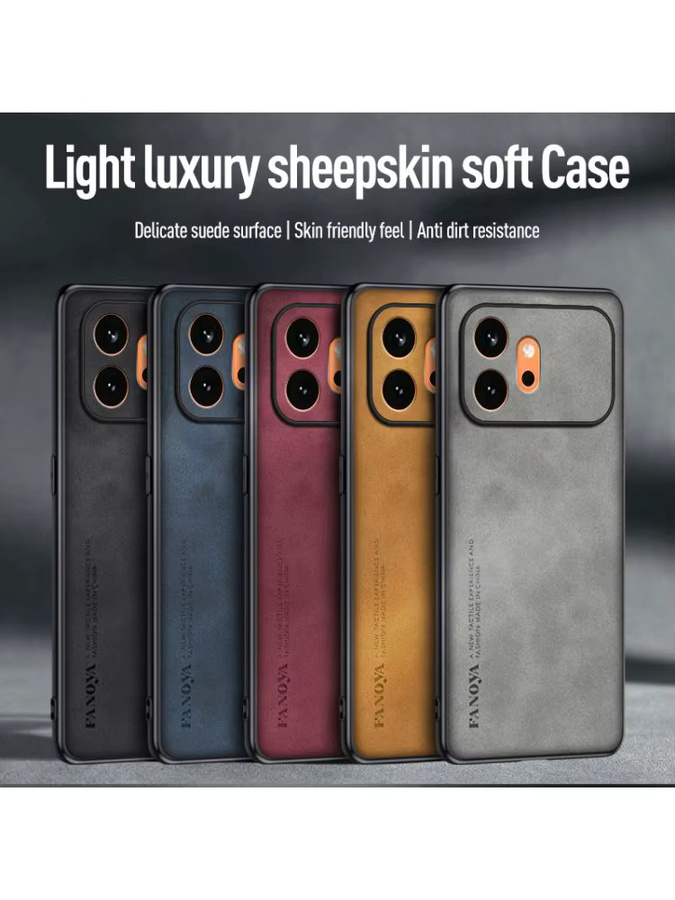 EUCAGR Luxus PU-Leder Handyhülle für Huawei Honor 600 Pro und Honor 600 Lite, stoßfestes Silikon-Case in Grau - Bild 5