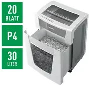 Leitz IQ Office Pro Aktenvernichter P4 in Weiß mit Partikelschnitt und Anti-Papierstau-Technologie - Bild 2