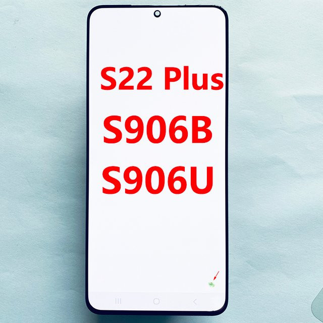 Samsung S22 Plus 5G LCD Display mit Super AMOLED Touchscreen Digitizer Montage in Schwarz - Bild 1