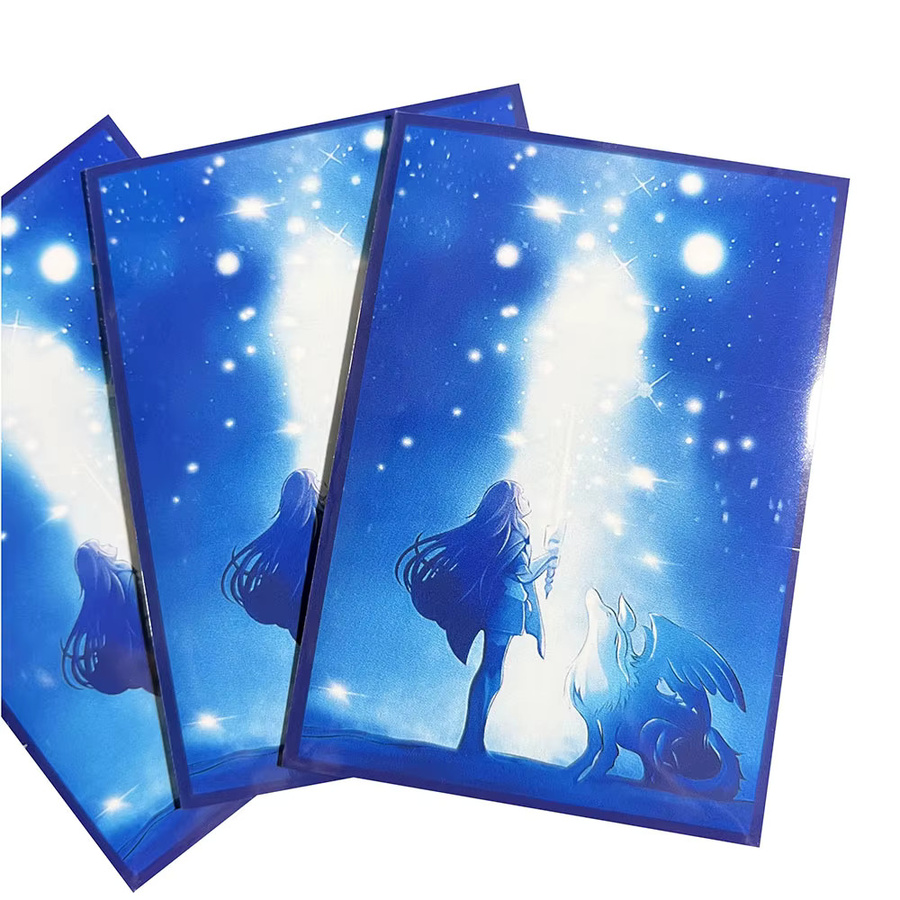 Vorinclex Yu-Gi-Oh! Kartenhüllen, 60-teiliges Set, Blau - Bild 2