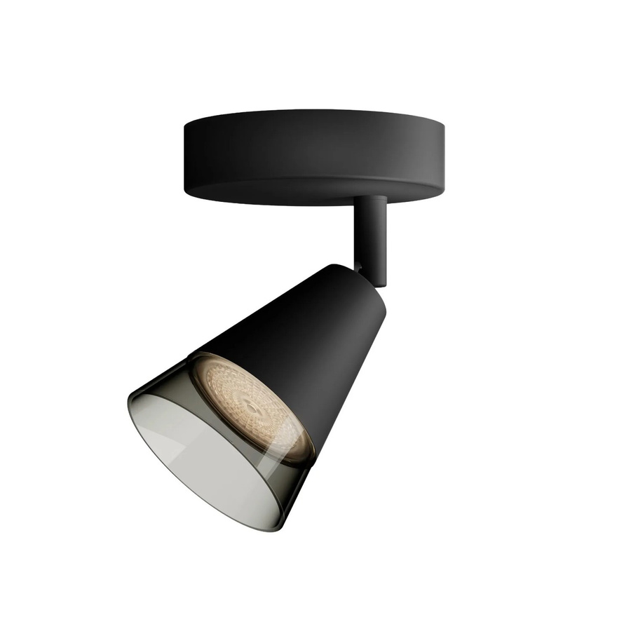 Philips Hue Spot Cleft Wandleuchte, 1-flammig, LED, GU10, Schwarz, verstellbar - Bild 2