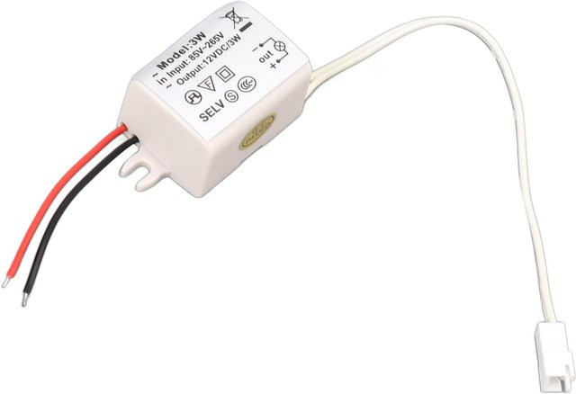 GoolRC LED-Antriebsnetzteil DC12V 3W mit Überspannungsschutz für LED-Streifen und Lampen - Bild 1