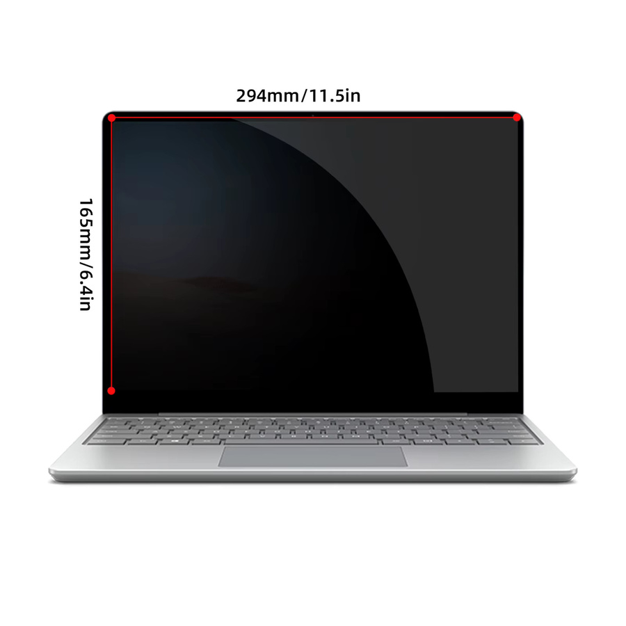 Docooler Anti-Peeping-Displayschutz für Computer und Laptop, 13,3–27 Zoll, blaues Licht blockierender Monitorfilter, Schwarz, Snap-On-Typ - Bild 5