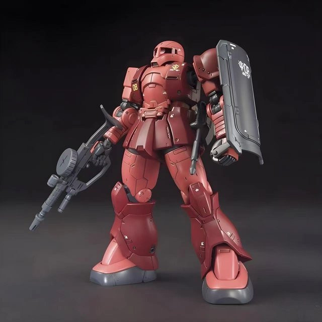 Bandai Gundam Char's Custom Old Type Red Zaku I HG, Bausatz, 1/144, Rot - Bild 1