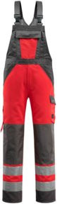 Mascot Gosford Latzhose Größe 90C54 in hi-vis rot und dunkelanthrazit nach EN ISO 20471 Klasse 2 - Bild 1