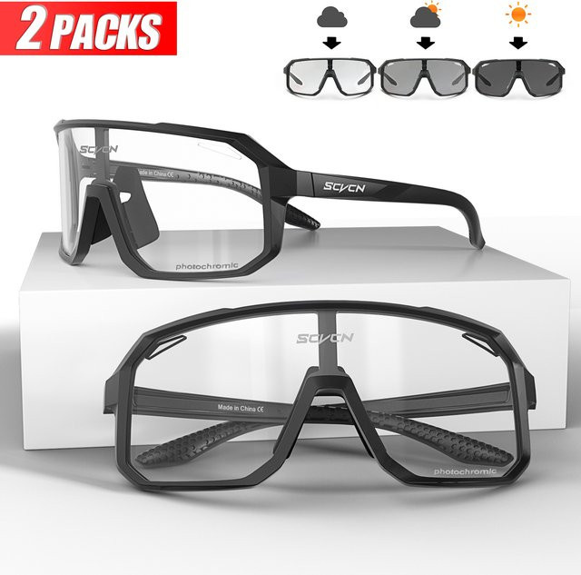 SCVCN Sportsonnenbrille, Wrap, Vollrand, Kunststoff, Unisex - Bild 1