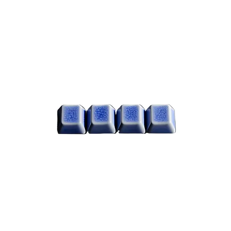 AttackFox Keramik-Tastenkappen in Blau für mechanische Tastaturen mit WASD und F-Zonen Design - Bild 2