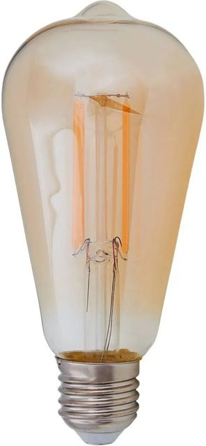 Lindby LED Filament Lampe E27 aus Glas in Amber Transparent mit warmweißem Licht - Bild 1