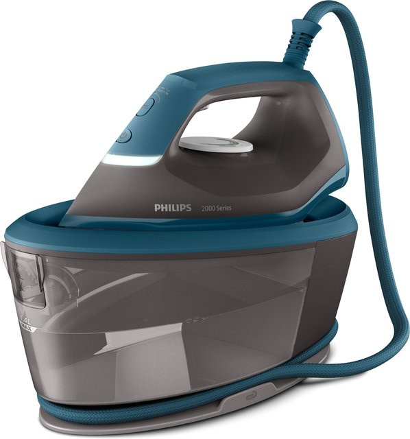 Philips Dampfbügelstation PSG2001/80 in Grau-Blau mit Anti-Calc-Funktion - Bild 1