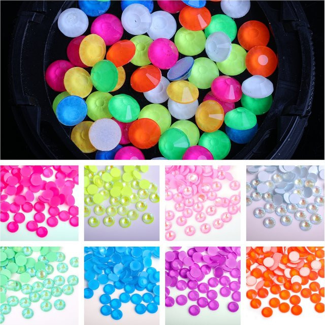 Strass Kristall, fluoreszierend, Nail Art Dekorationen - Bild 1