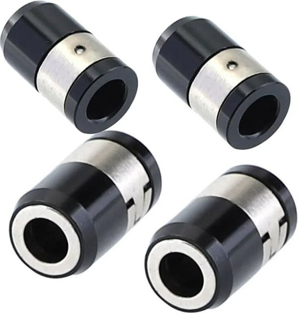 TOTNEND Magnetisierungsringe aus Stahl, 4 Stück, Schwarz, Magnetisierer für Schraubendreher-Bits - Bild 1