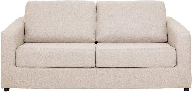 Vente-unique Schlafsofa Doneto in Beige mit Stoffbezug, Breite: 194 cm - Bild 1