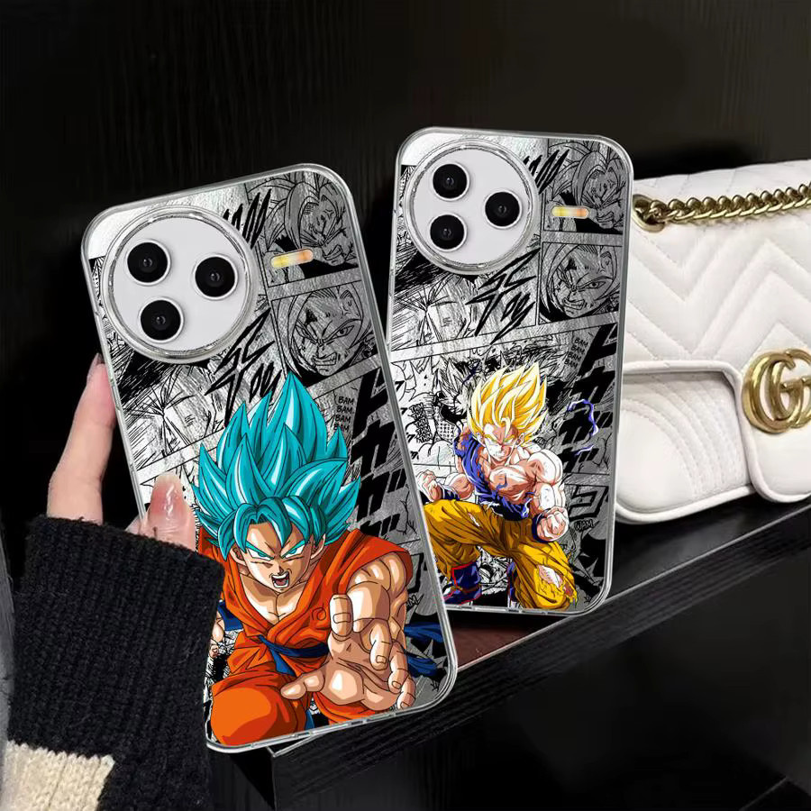 Handyhülle Dragon Ball Cartoon Goku Soft Shell für Xiaomi Redmi A3x K80 Pro 14C 13C Note 9 10 Pro in Schwarz - Bild 1