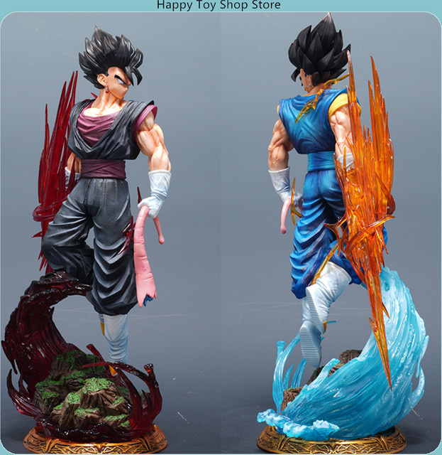 Bandai Dragon Ball Anime Figur Yun Qi Vegetto 2,0 mit 3 austauschbaren Köpfen, Höhe: 38 cm - Bild 1
