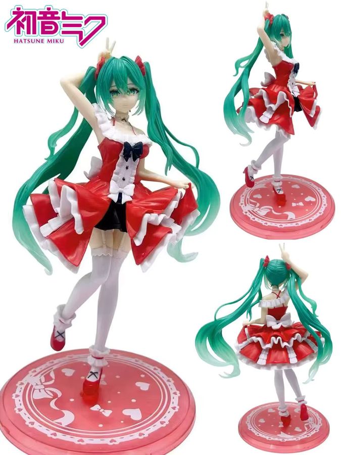 Bandai Hatsune Miku Lolita Anime Figur in Multicolor als dekoratives Modell für deinen Schreibtisch - Bild 4