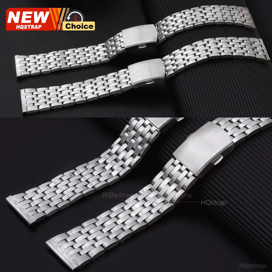 HQstrap Uhrenarmband Edelstahl, Silber, Unisex - Bild 2