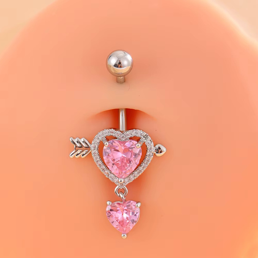 NORDVEST Bauchnabelring Edelstahl, Perle, Zirkonia, Damen - Bild 2