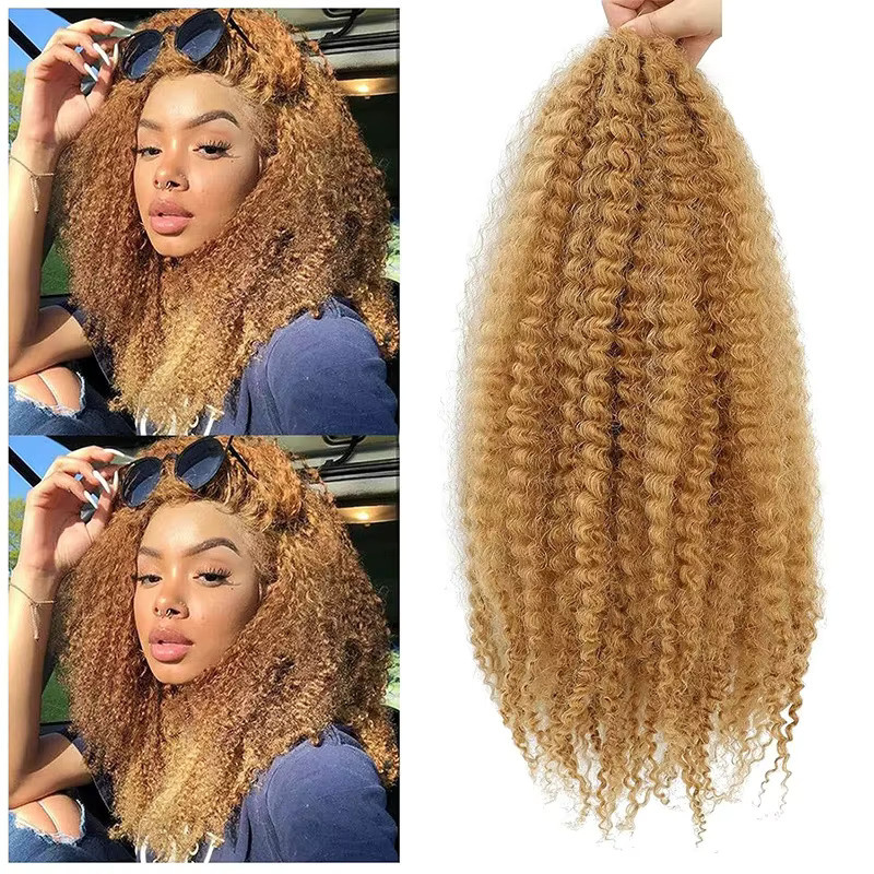 Suri Hair Marley Twist Häkelzöpfe, Kinky Kunstfaser, Unisex - Bild 4