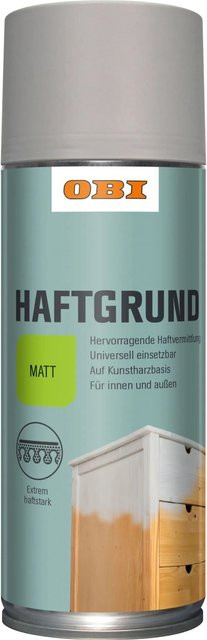 OBI Haftgrundierung Spray Grau matt 400 ml - Bild 1
