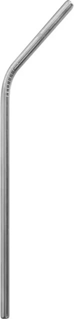 Qwetch Pfeife mit Knick aus Edelstahl in Silber - Bild 1