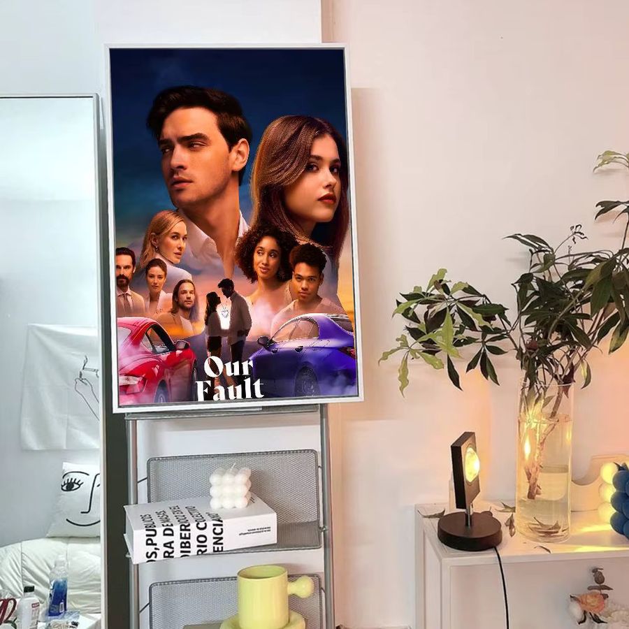 My Fault Culpa Mia Vintage Poster Whitepaper Druck Kunstwerk in Weiß ohne Rahmen - Bild 6