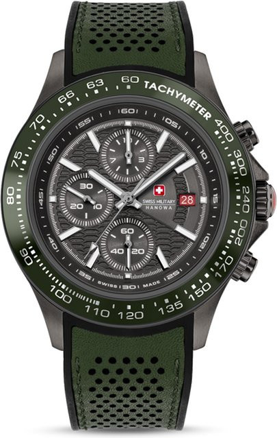 Swiss Military Hanowa Chronograph, Quarz, Edelstahl, 43 mm, Herren - Bild 1