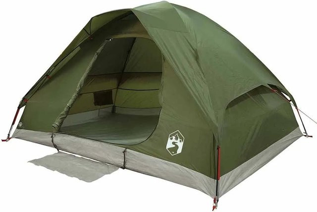 vidaXL Kuppel-Campingzelt für 2 Personen in Olivgrün, wasserdicht - Bild 1
