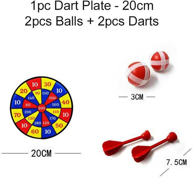 Fashnics Stoff Dartscheibe Brettspiel, Blau, ab 7 Jahren, 1-teiliges Set - Bild 1
