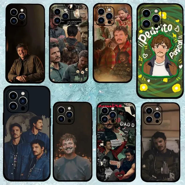 Pedro Pascal Handyhülle in Schwarz passend für verschiedene Apple iPhone Modelle - Bild 1