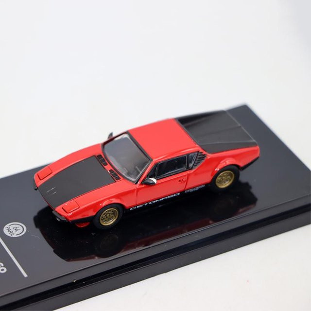 Linyi toy car De Tomaso Pantera 1972, Legierungsauto, 1:64, Rot, ab 14 Jahre - Bild 1