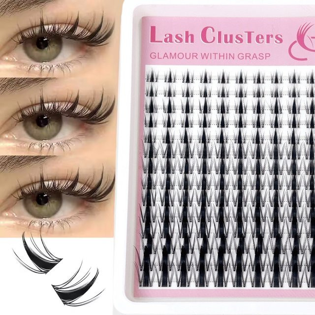 LIMEIKAI Manga-Wimpern, 140 Stück, C-Curl, 8-16mm, Natürlicher Look - Bild 1