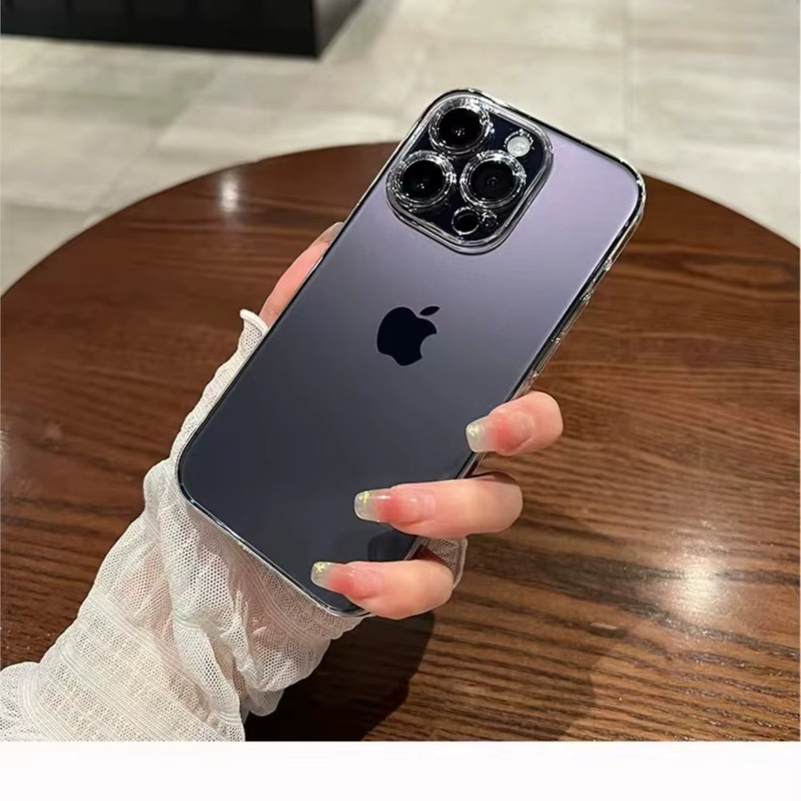 Transparente Silikonhülle für iPhone Modelle 17 16 15 14 13 12 11 Pro Max 16e X XS Max XR 7 8 Plus - Bild 4