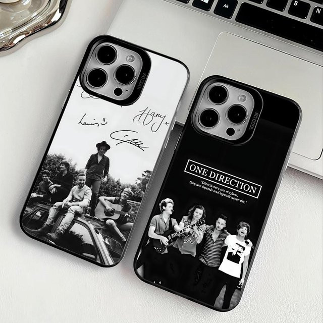 One Directions Handyhülle für iPhone 17 16 15 14 13 12 11 Pro Max Air in Mehrfarbig Matt Laser Metallic Aurora - Bild 1