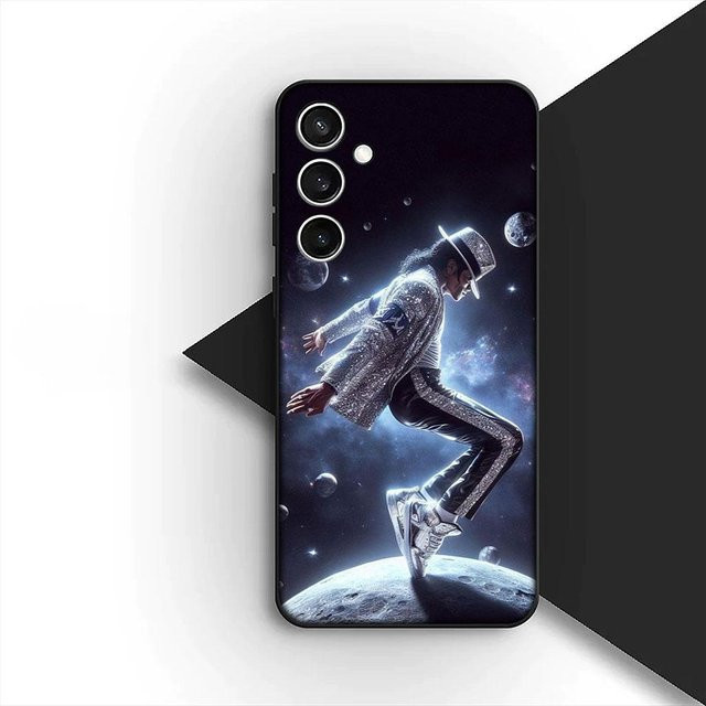 M-Michaels Heißes J-Jacksons Poster Handyhülle für Samsung Galaxy S20 S21 S22 FE Ultra Plus A15 A16 A25 A37 A57 Multicolor - Bild 1
