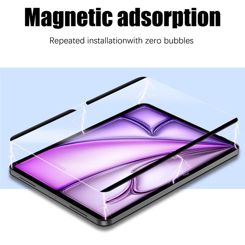 Magnetische Displayschutzfolie mit Papiergefühl für iPad Air und iPad Pro, transparent - Bild 2