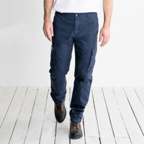 STIER Multipocket Cargo Pants Essential aus BCI-Baumwolle in Navy Blue - Bild 1
